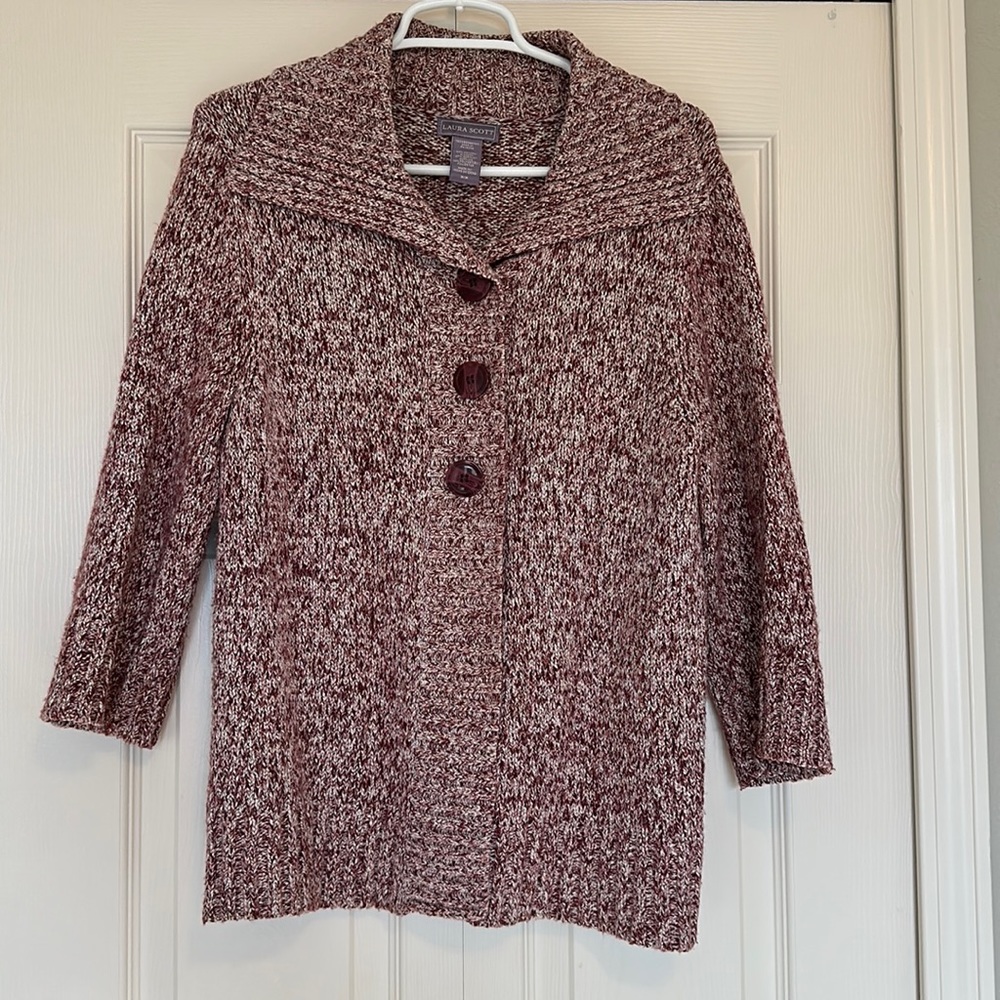 Marble Knit Cardigan